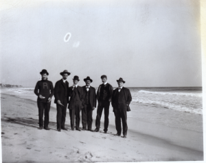 Masonic Lodge Outing at Salisbury Beach Circa 1900